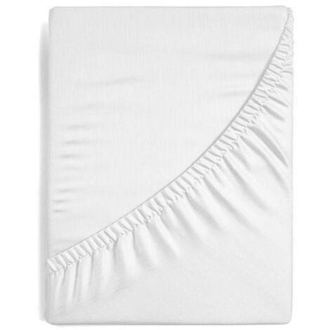 DRAP HOUSSE NOVA3 140 X 200 X 30 CM BLANC
