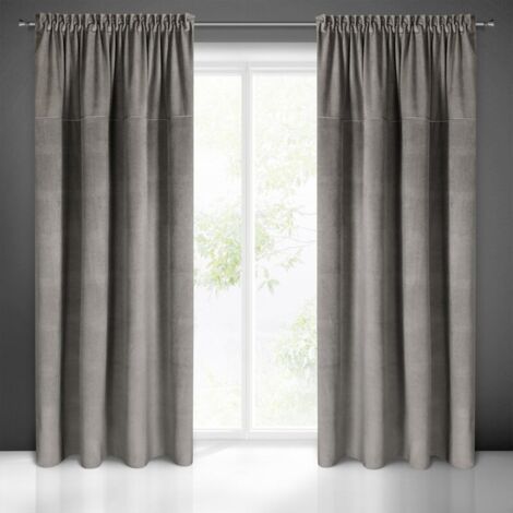 Rideau Simply Linen Effect 140x300 Cm Blanc Semi-transparent Polyester