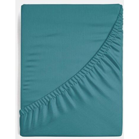 DRAP HOUSSE NOVA3 140 X 200 X 30 CM TURQUOISE
