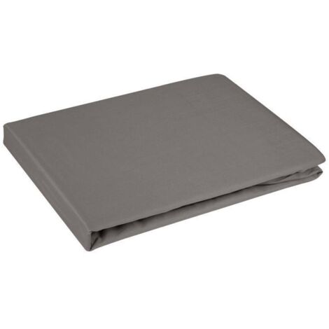 DRAP HOUSSE NOVA3 140 X 200 X 30 CM GRIS
