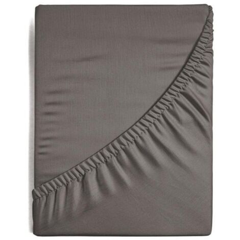 DRAP HOUSSE NOVA3 140 X 200 X 30 CM GRIS