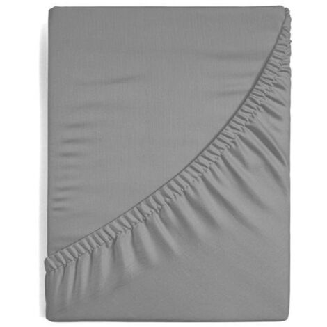 DRAP HOUSSE NOVA3 140 X 200 X 30 CM ACIER