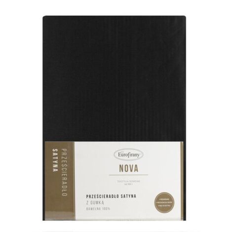 DRAP HOUSSE NOVA3 140 X 200 X 30 CM NOIR