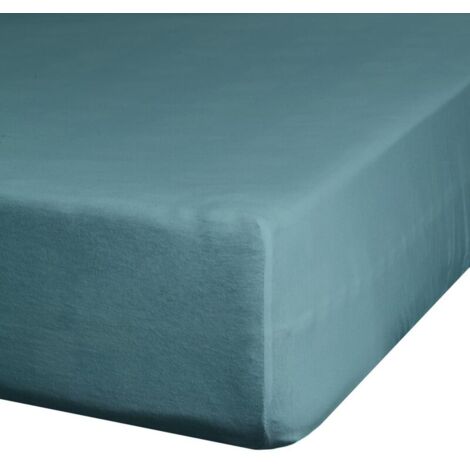 DRAP HOUSSE NOVA3 140 X 200 X 30 CM TURQUOISE