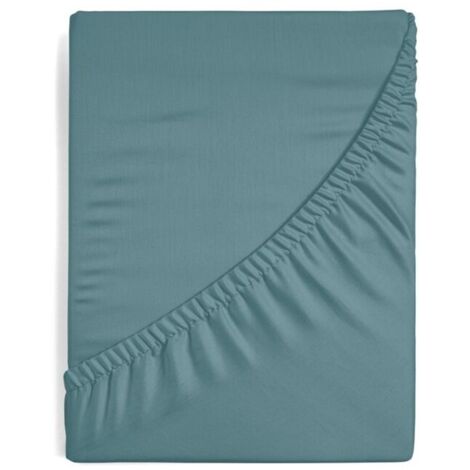 DRAP HOUSSE NOVA3 140 X 200 X 30 CM TURQUOISE