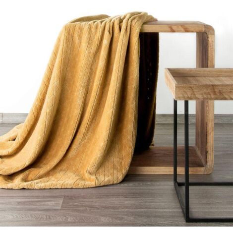 COUVERTURE D91 CINDY4 170X210 CM MIEL