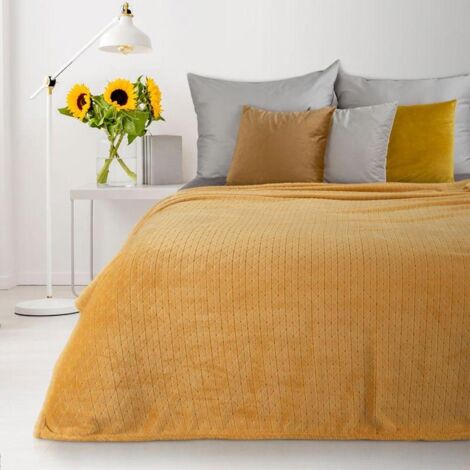 COUVERTURE D91 CINDY4 170X210 CM MIEL