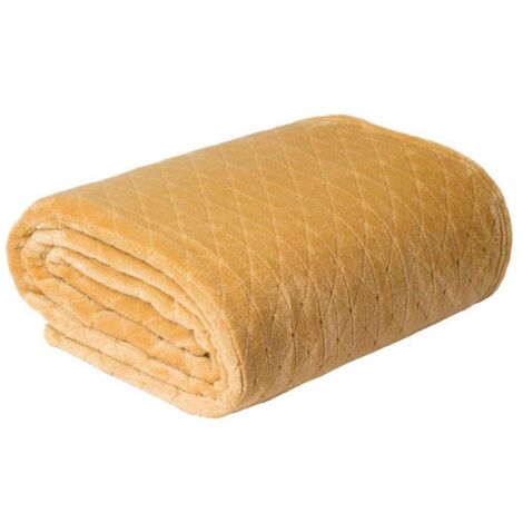 COUVERTURE D91 CINDY4 170X210 CM MIEL