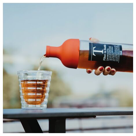 Bouteille filtrante Hario Cold Brew Tea - rouge 750 ml