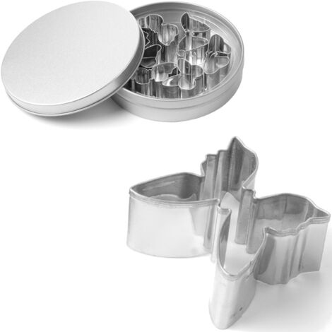 Emporte-pièces Papillons Pâques – Lot De 5 En Acier Inoxydable Pour Biscuits Gâteaux | Formes Précises Bords Roulés Sûrs