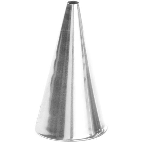 Le bout de la douille est droit pour le manchon d'une poche à douille