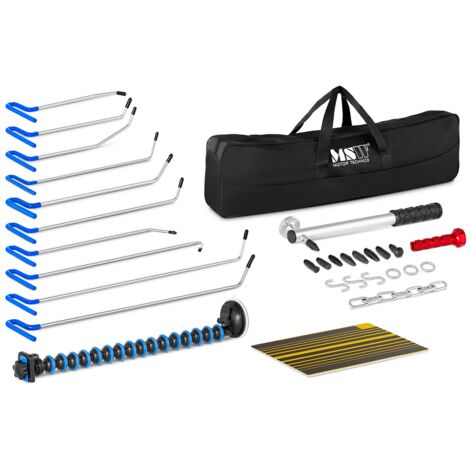 Kit de réparation PDR pour enlever les bosses de la carrosserie - 21 éléments
