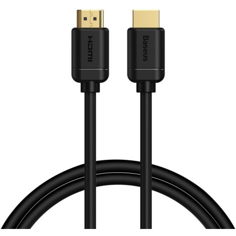 Câble HDMI 2.0 4K 60 Hz 3D HDR 18 Gbit/s, 1 m, noir (1/5)