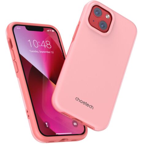 Coque pour iPhone 13 MFM Anti-chute rose (1/5)