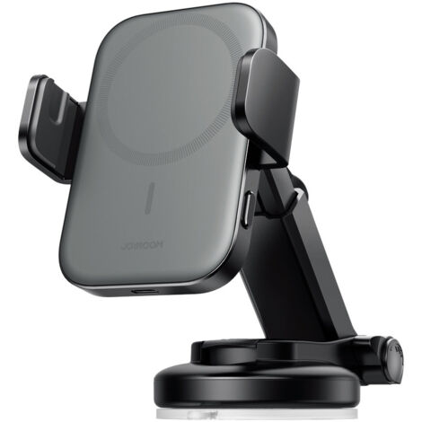 Support Téléphone Voiture MagSafe 15W Avec Charge Rapide QC3.0 38W - Compatible IPhone 16/15/14/13/12 Et Autres Smartphones - Fixation Magnétique Forte Et Bras Réglable - 3