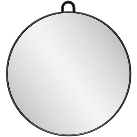 Miroir de coiffure rond Q-29 noir (1/4)