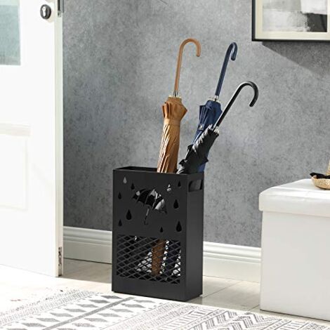 Porte-Parapluie En Métal Autoportant En Maille Carrée Pour Porte