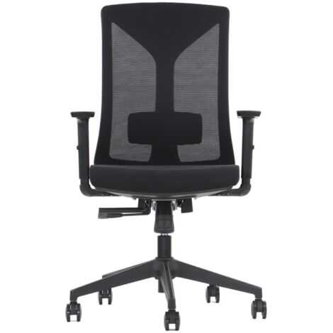 Chaise pivotante PREMIUM HAGER noire (1/5)