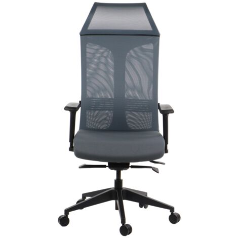 Chaise de bureau RYDER, GRIS, MÉCANISME AUTO-PESANT (1/5)