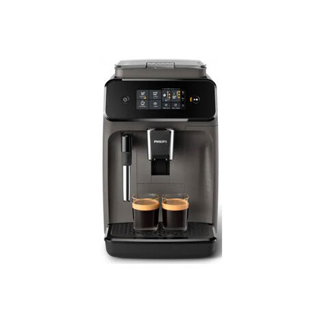 Philips – Cafetière à dosettes automatique – Moulin intégré – 2 variétés de café – Écran tactile – Capacité 1,8 L – 1500 W – Noir