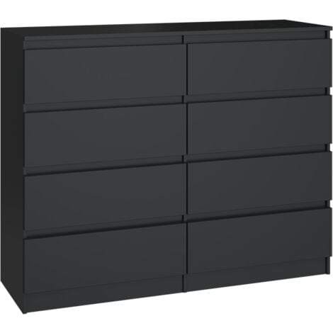 Commode Malwa M8/120, NOIR