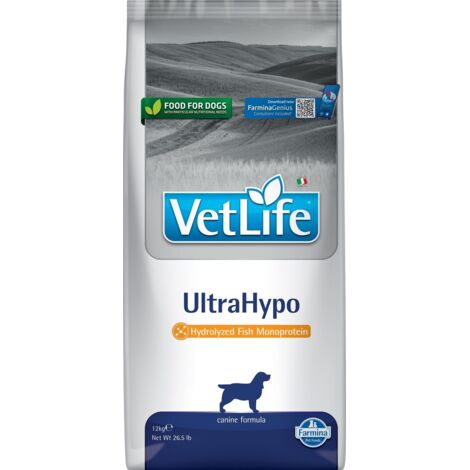 Farmina Vet Life UltraHypo alimentation chien 12 kg