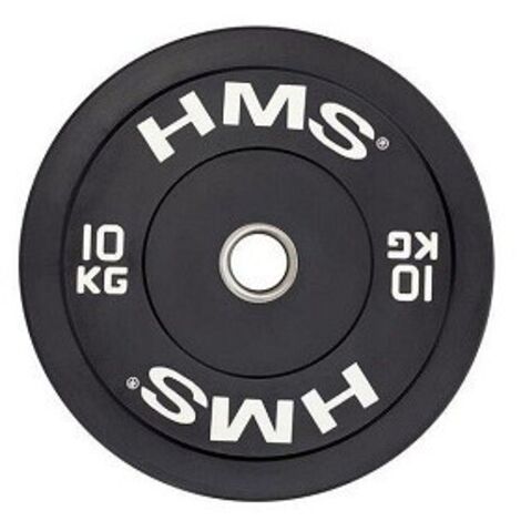 Pare-chocs pour disque olympique noir BBR HMS BBR10 Pare-chocs pour disque olympique noir 10 kg HMS