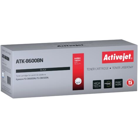 Toner Activejet pour Kyocera TK-8600K nouveau ATK-8600BN (1/2)