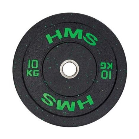 Pare-chocs pour disque olympique rouge HTBR HMS, Pare-chocs pour disque olympique vert HTBR10 10 kg HMS (1/2)