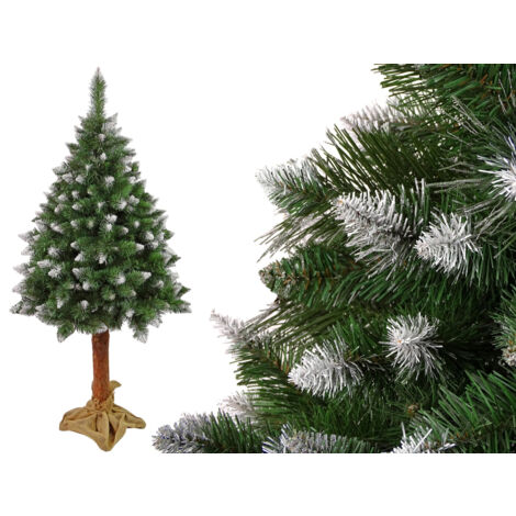 Sapin De Noël Artificiel COMHOMA 180 Cm - Aspect Naturel Et Épais, Montage Rapide 'Parapluie' - Support Inclus + Déco DIY