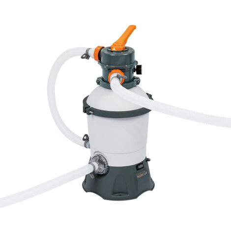 Bestway – Filtre à sable 3 028 L/h – Débit max 3 028 L/h – Raccord 32 mm – Compatible piscines jusqu'à 18 000 L