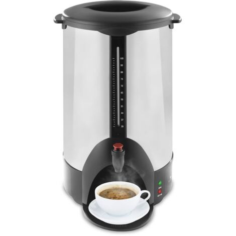 Percolateur cafetière et théière, acier, double parois, 230V 16L (1/6)