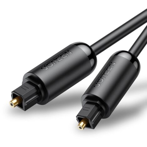 Câble Audio Optique Toslink Veoz 1 Mètre - Fibre Optique Numérique OFC - Neuf