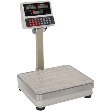 Balance de magasin à plateforme LCD SBS-PW-100, capacité jusqu'à 100 kg (1/3)