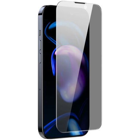 Verre trempé pour iPhone 14 Pro, plein écran, filtre anti espion 0,3 mm
