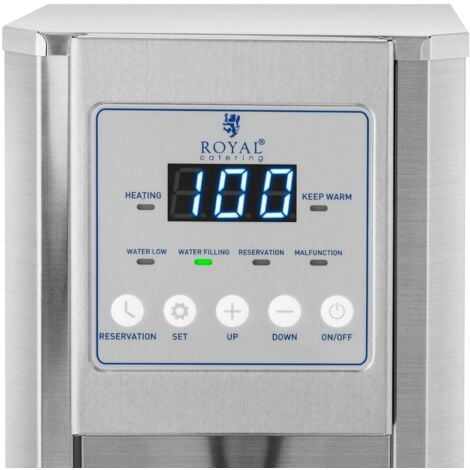 Distributeur distributeur d'eau chaude et d'eau bouillante avec raccord d'eau 8 l 2100 W
