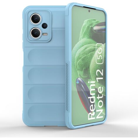 Housse flexible pour Xiaomi Redmi Note 12 5G / Poco X5 5G Magic Shield Case bleu clair (1/5)