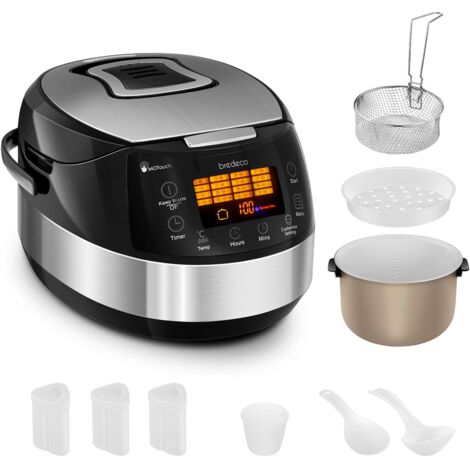 Autocuiseur Vapeur électrique LABRIMP - Petit Format Acier Inox, Double Cuisson