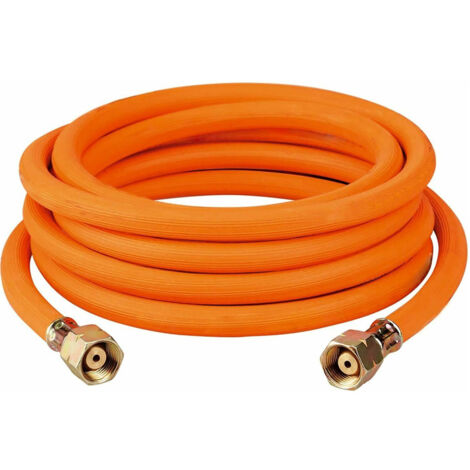 Tuyau pour raccordement d'une bouteille de gaz avec 2 raccords G3/8"L - 5m