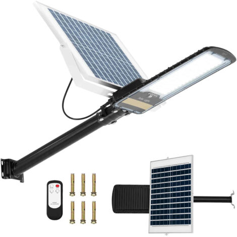 Projecteur Solaire Extérieur 1200W - Lampe De Sécurité Avec Détecteur De Mouvement Et Télécommande