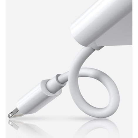 Adaptateur répartiteur de casque Lightning pour iPhone - 2x Lightning blanc