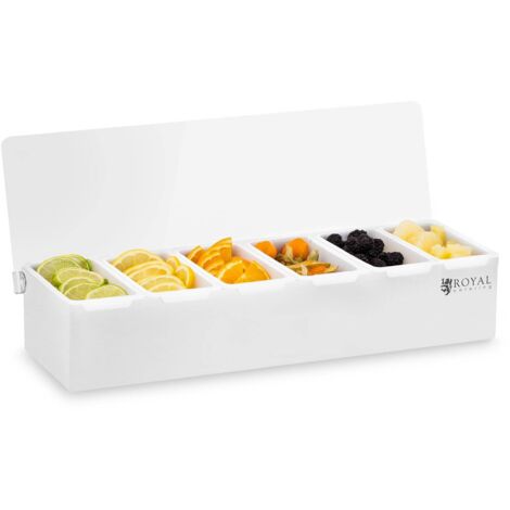 Boisson Insert Récipient de barman pour épices, accessoires pour boissons + 6 inserts ...
