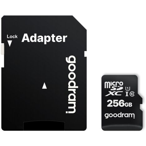 Adaptateur microSDXC Goodram 256 Go classe 10 UHS-I (1/5)