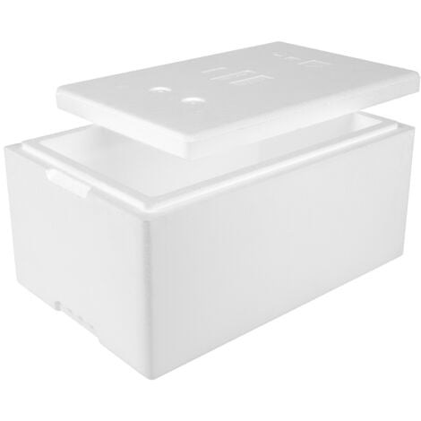Thermobox, Boîte thermique en polystyrène avec couvercle, certificat PZH, 580x380x285mm, 32L Arpack