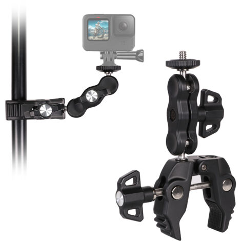 Support Pince Smartphone Pour Guitare – Idéal Enregistrement Vidéo & Gros Plan – Compatible Micro & GoPro