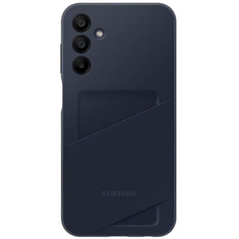 Coque originale pour Samsung Galaxy A15 / A15 5G avec pochette pour cartes noir et bleu (1/3)