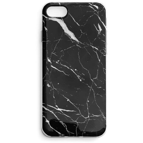 Étui en gel marbré, couverture en marbre pour iPhone 12 Pro Max, noir (1/5)
