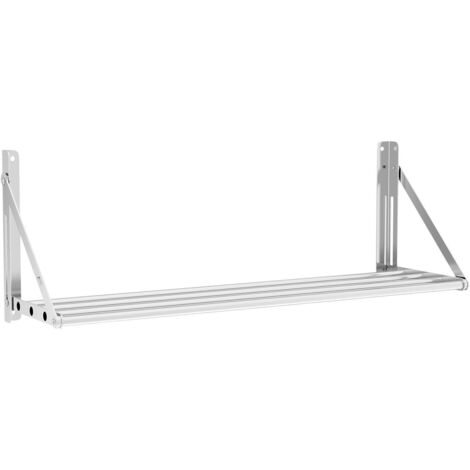Etagère murale pliable en inox jusqu'à 40 kg 100 x 30 cm (1/6)
