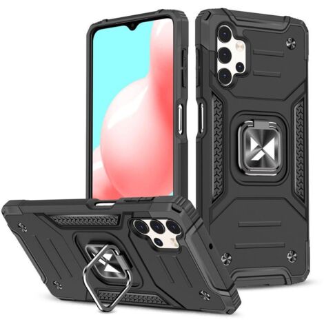 Coque blindée + support magnétique pour Samsung Galaxy A13 5G Ring Armor noir (1/5)