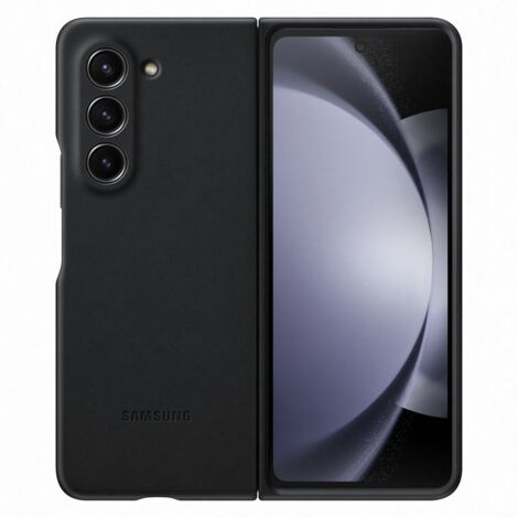 Étui en cuir écologique pour Samsung Galaxy Z Fold 5, noir (1/5)